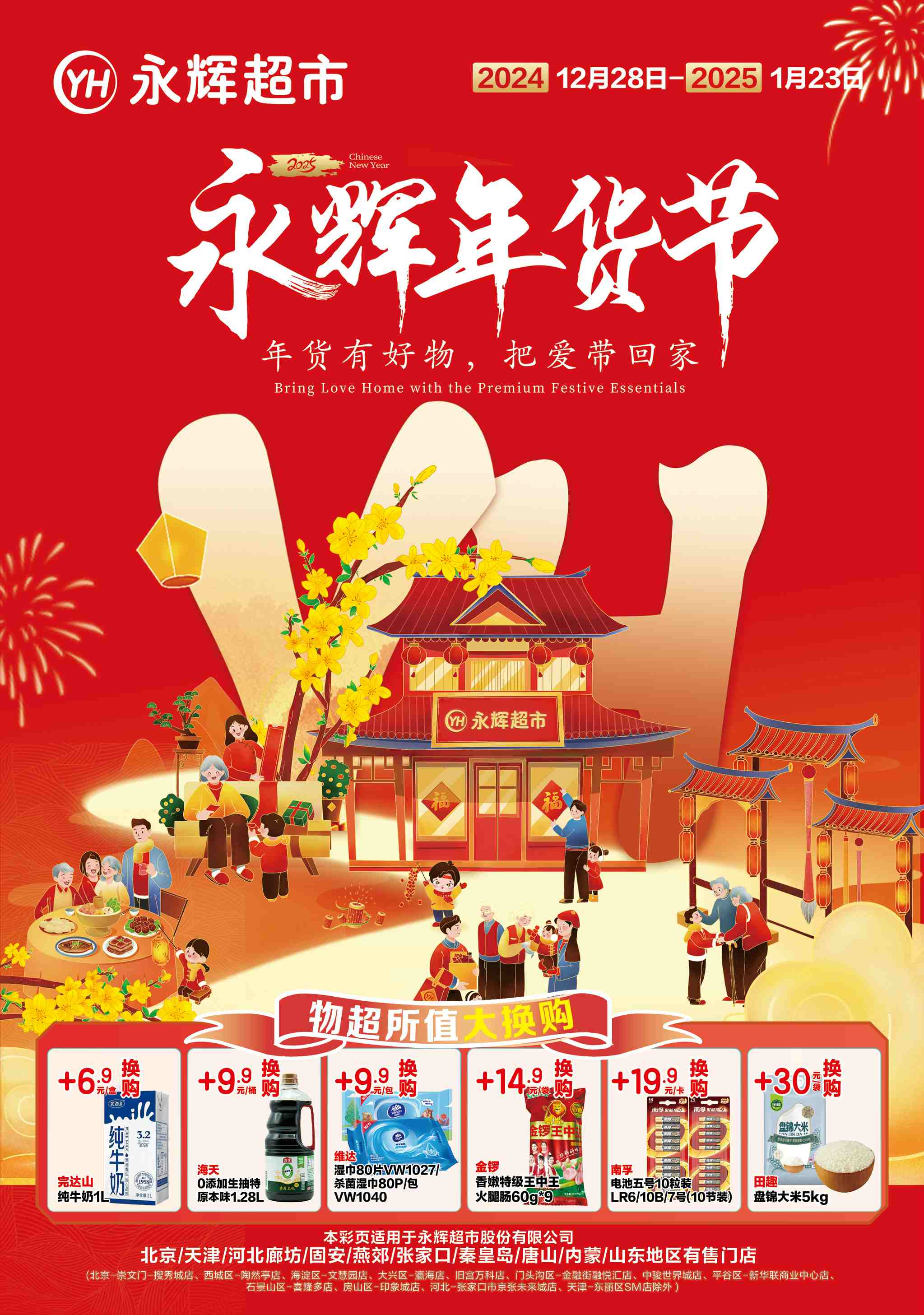 北京永辉超市促销海报